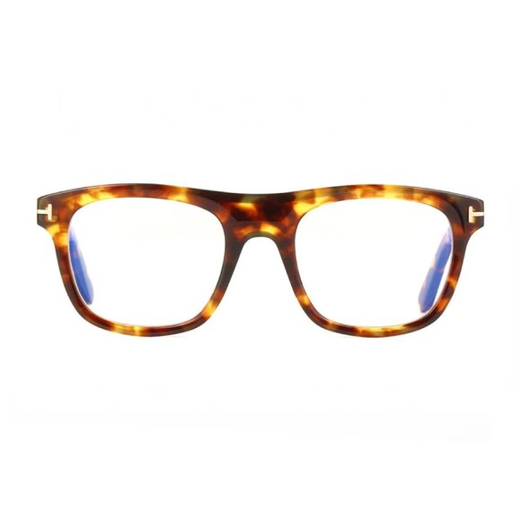 NEW TOM FORD FT5939-B/S 053 EYEGLASSES TF5939-B 053 HAVANA MEN SQUARE EYEWEAR - Picture 2 of 3
